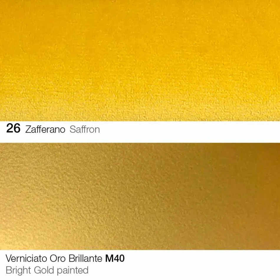 Karrige e dhomës së ngrënies me pëlhurë me këmbë ari prodhuar në Itali - Marchesi Viadurini