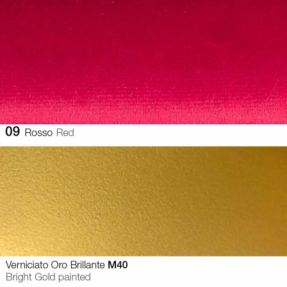 Karrige e dhomës së ngrënies me pëlhurë me këmbë ari prodhuar në Itali - Marchesi Viadurini