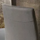 Karrige e dhomës së ngrënies prej pëlhure moderne e prodhuar në Itali, Porzia Viadurini