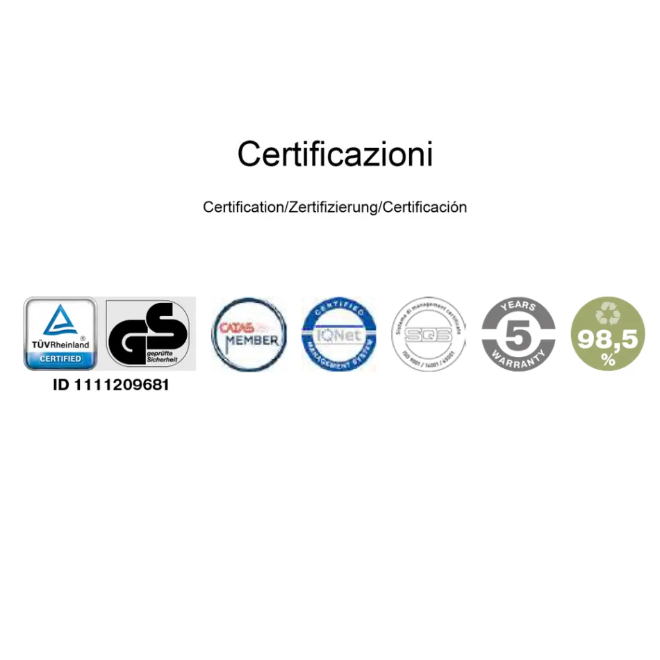 Karrige Zyre e Dizajnit Ergonomik Rrotullues me Mbështetëse dhe Rrota - Meliva Viadurini