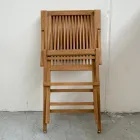 Karrige e palosshme e jashtme prej tik me mbështetëse krahësh – Yggdrasil Viadurini