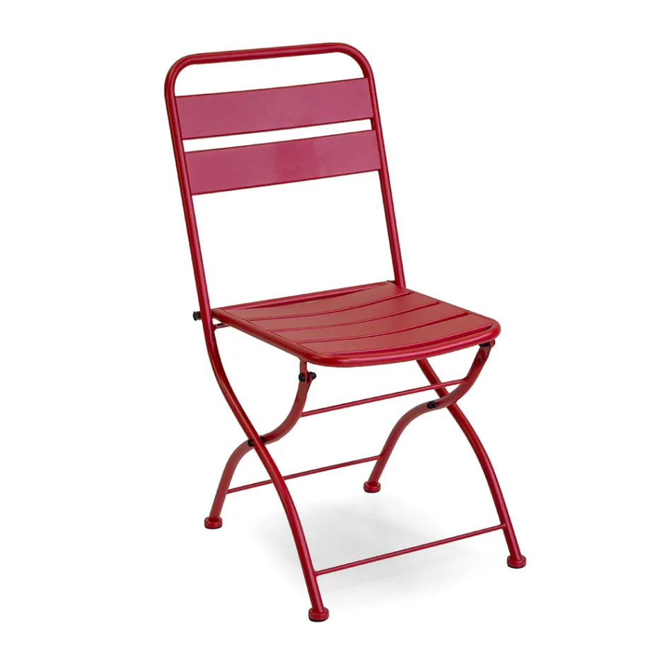 Karrige e palosshme e kopshtit e bërë tërësisht prej metali - fjongo Viadurini