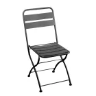 Karrige e palosshme e kopshtit e bërë tërësisht prej metali - fjongo Viadurini