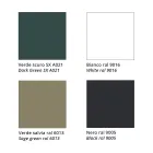 Karrige Fine Fabric me Baze Metal Prodhuar në Itali, 2 Copë - Molde Viadurini