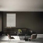 Karrige e dhomës së ngrënies me sedilje e veshur me lëkurë Prodhuar në Itali - Giulia Viadurini