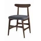 Karrige e dhomës së ngrënies me susta në dru të fortë Prodhuar në Itali - Salicornia Viadurini