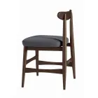 Karrige e dhomës së ngrënies me susta në dru të fortë Prodhuar në Itali - Salicornia Viadurini