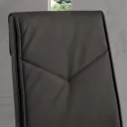 Karrige e dhomës së ngrënies prej lëkure artificiale me susta 2 copë - Robocop Viadurini