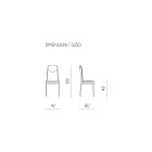 Karrige e dhomës së ngrënies prej lëkure artificiale me susta 2 copë - Robocop Viadurini