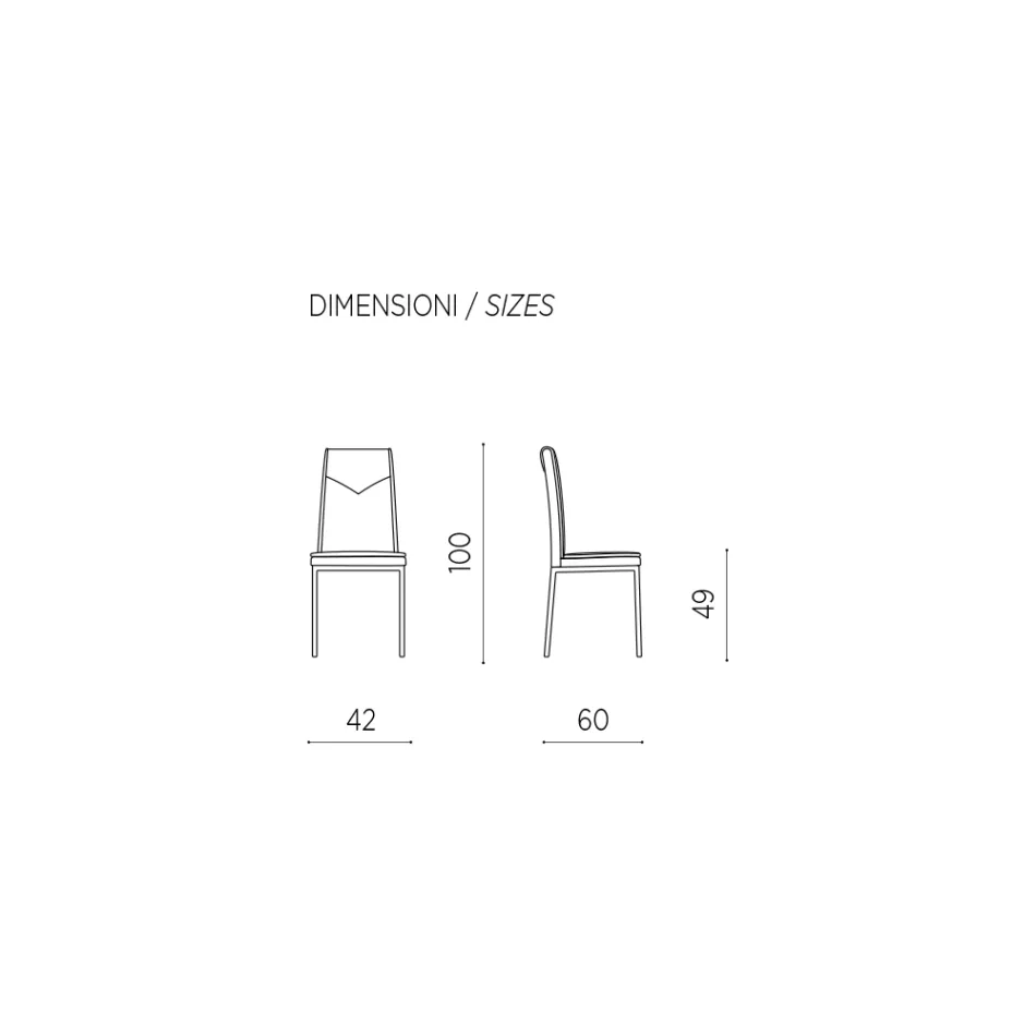 Karrige e dhomës së ngrënies prej lëkure artificiale me susta 2 copë - Robocop Viadurini