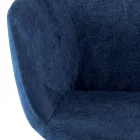 Karrige e Dhomës së ngrënies në Pëlhurë dhe Dru Prodhuar në Itali 4 Copë - Bardella Viadurini