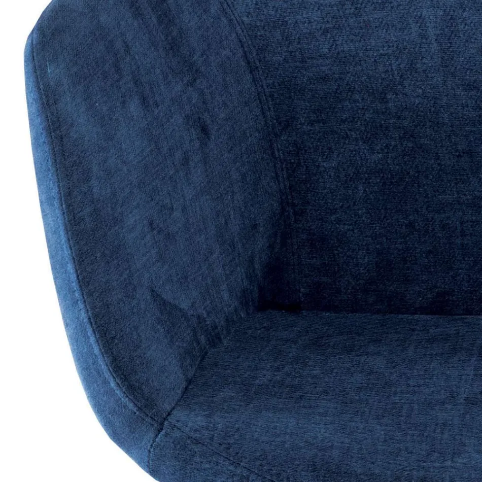 Karrige e Dhomës së ngrënies në Pëlhurë dhe Dru Prodhuar në Itali 4 Copë - Bardella Viadurini