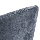 Karrige e dhomës së ngrënies e veshur me susta në pëlhurë e prodhuar në Itali 4 copë - Tagata Viadurini