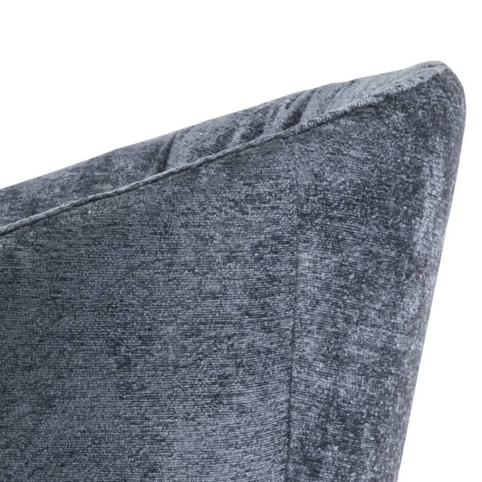 Karrige e dhomës së ngrënies e veshur me susta në pëlhurë e prodhuar në Itali 4 copë - Tagata Viadurini