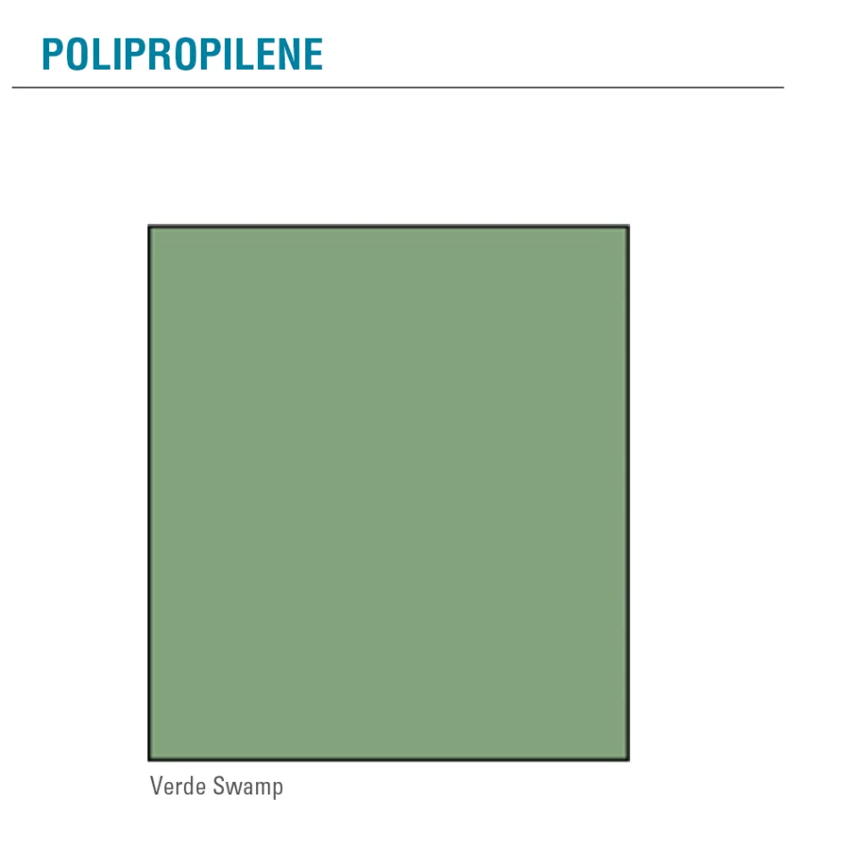 Karrige e dhomës së ndenjes prej druri dhe polipropileni Prodhuar në Itali, 4 copë - Marbella Viadurini