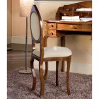 Karrige e stilit klasik me dru arre të veshur me susta Prodhuar në Itali - Elegante Viadurini