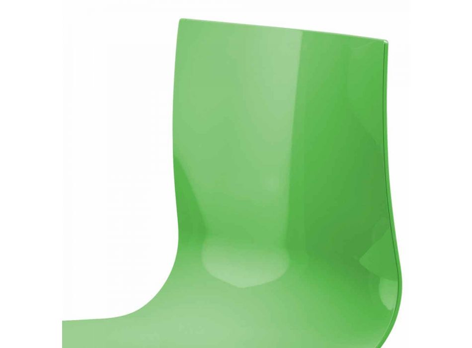 Karrige Zyre me Mbështetëse Çeliku dhe Dizajn të sediljeve të ricikluara me ngjyra - Verenza Viadurini