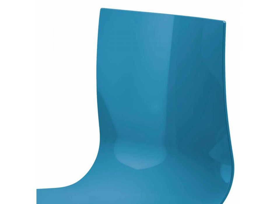 Karrige Zyre me Mbështetëse Çeliku dhe Dizajn të sediljeve të ricikluara me ngjyra - Verenza Viadurini