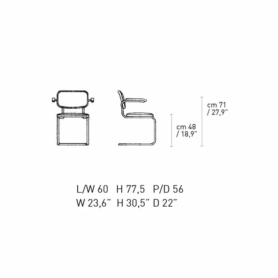 Karrige zyre në lëkurë me strukturë në çelik të kromuar Made in Italy - Octant Viadurini
