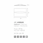 Selene Art & Light aplikative me panele tekstile të punuar me dorë Viadurini