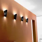 Dritë qelqi e punuar me dorë Selene Bloom në Itali 12x11 H 28 cm Viadurini