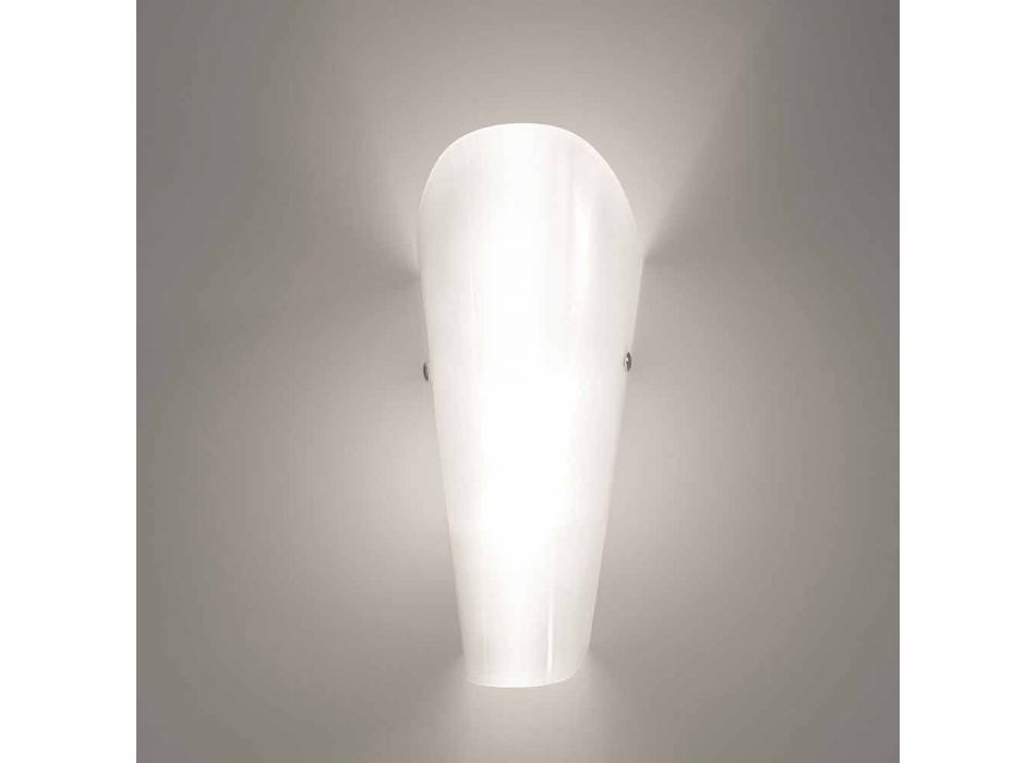 Dritë qelqi e punuar me dorë Selene Bloom në Itali 12x11 H 28 cm Viadurini