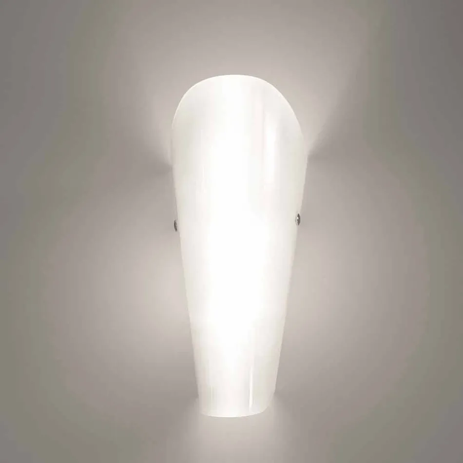 Dritë qelqi e punuar me dorë Selene Bloom në Itali 12x11 H 28 cm Viadurini