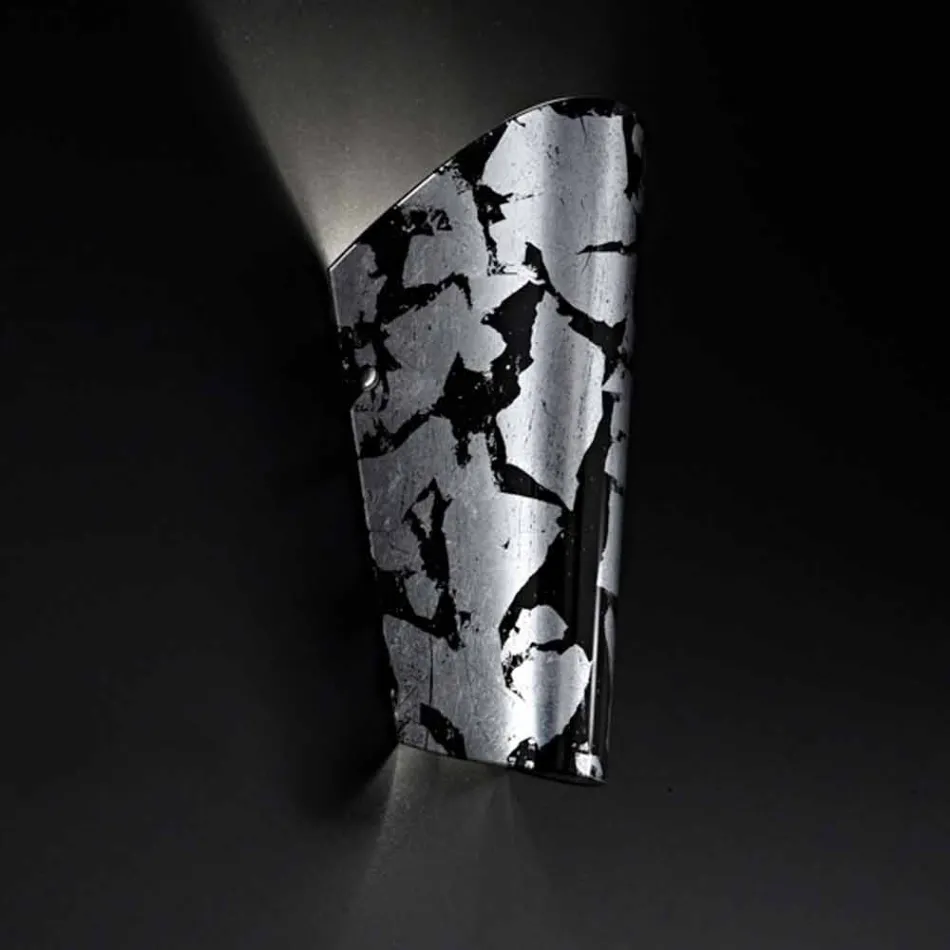 Dritë prej qelqi të punuar me dorë Selene Bloom në Itali 12x11 H28cm Viadurini