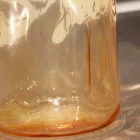 Llambë tryeze Selene Bossa Nova H10 H 26cm në gotë qelibari të çelur Viadurini