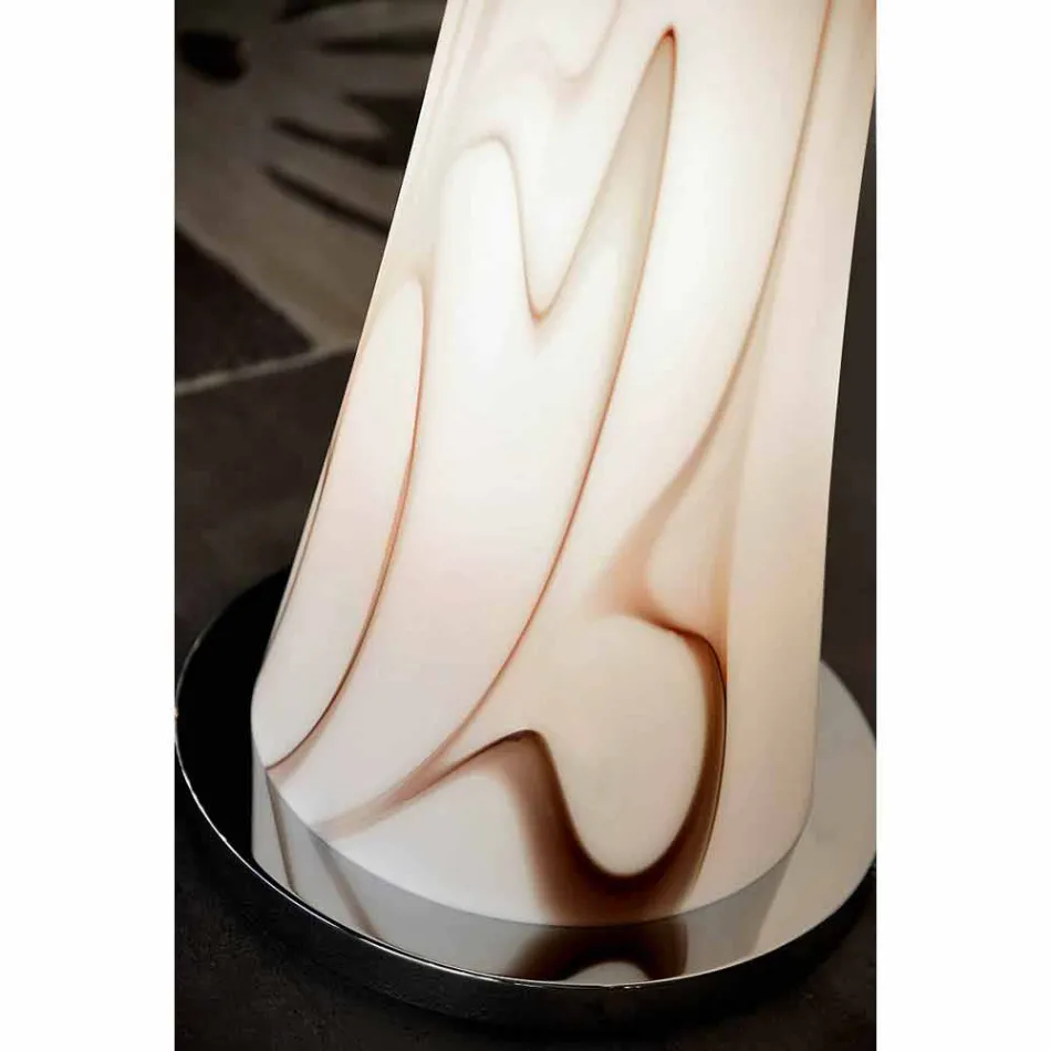 Selene Hourglass lulëzon dyshemenë prej xhami glass36 H175cm Viadurini