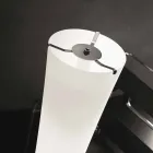 Selene Hourglass lulëzon dyshemenë prej xhami glass36 H175cm Viadurini