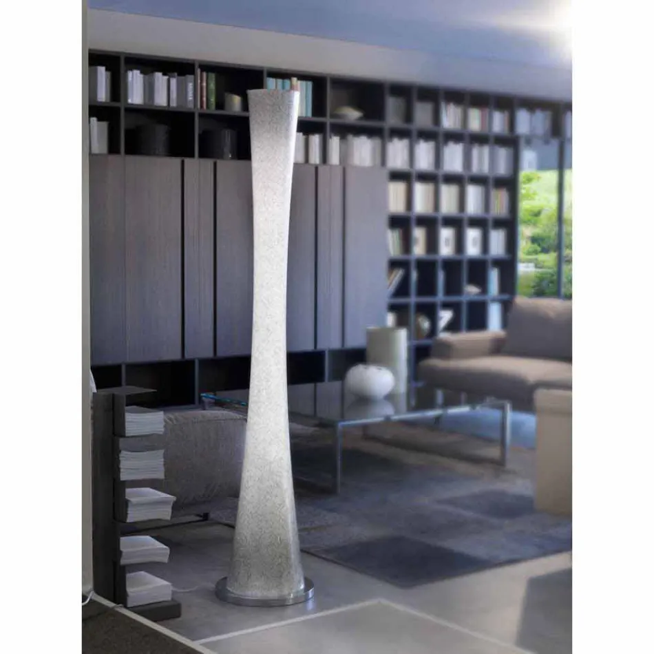 Selene Hourglass lulëzon dyshemenë prej xhami glass36 H175cm Viadurini