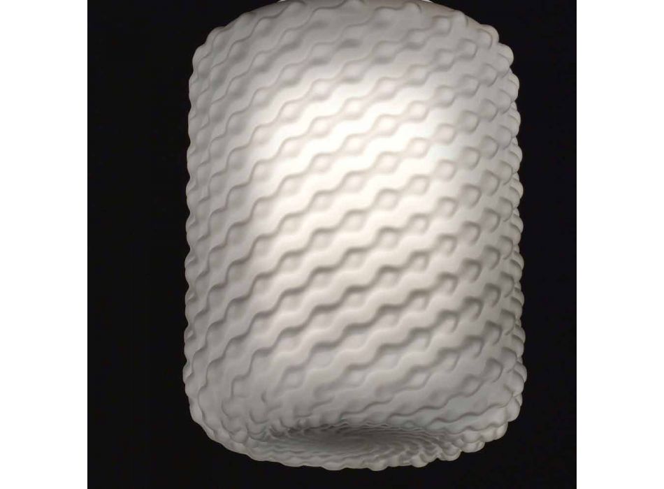 Selene Domino llambë varëse prej xhami në lulëzim Ø21 H 27/140 cm Viadurini