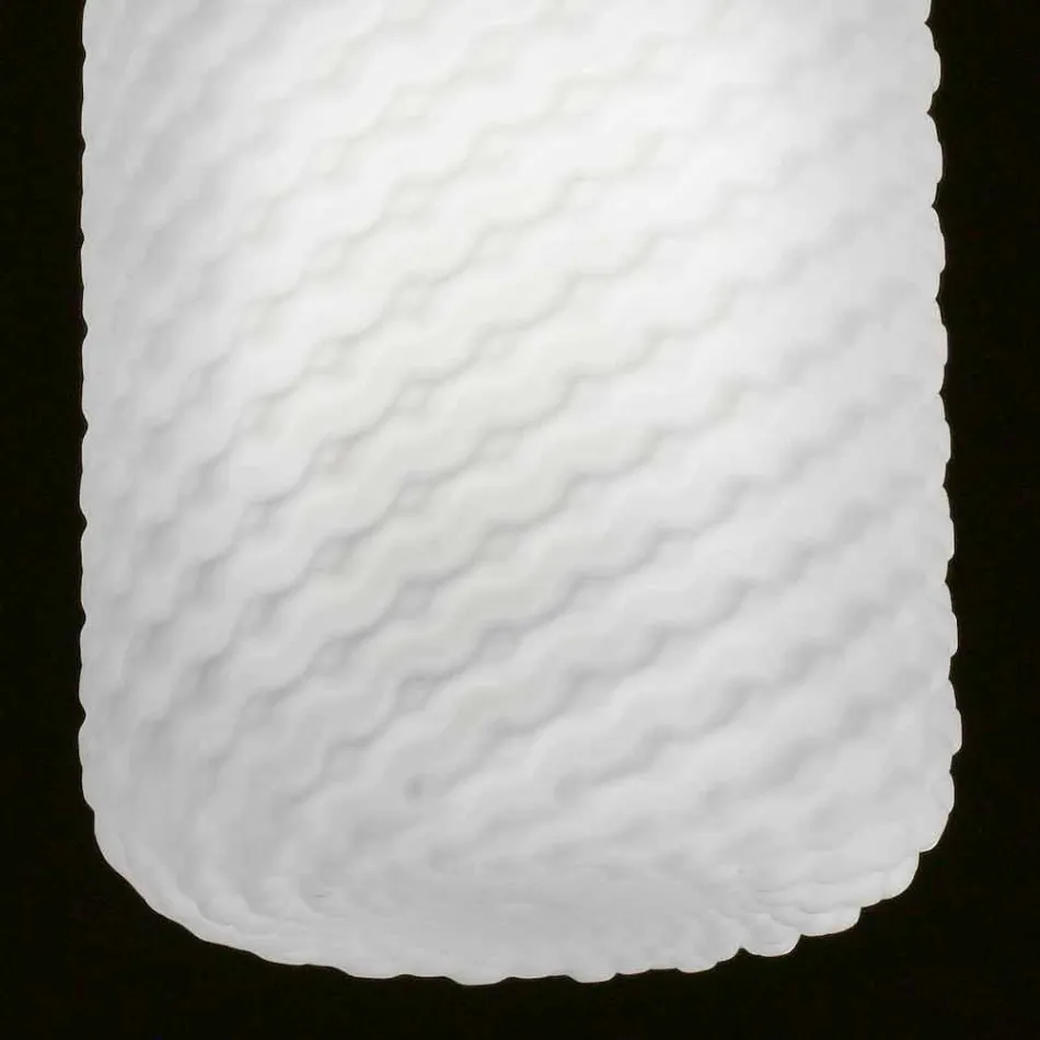 Selene Domino llambë varëse prej xhami në lulëzim Ø21 H 27/140 cm Viadurini