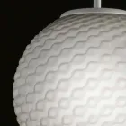 Llambadar qelqi i punuar me dorë Selene Domino bl27 H 27 / 140cm Viadurini