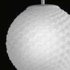 Llambadar qelqi i punuar me dorë Selene Domino bl27 H 27 / 140cm Viadurini