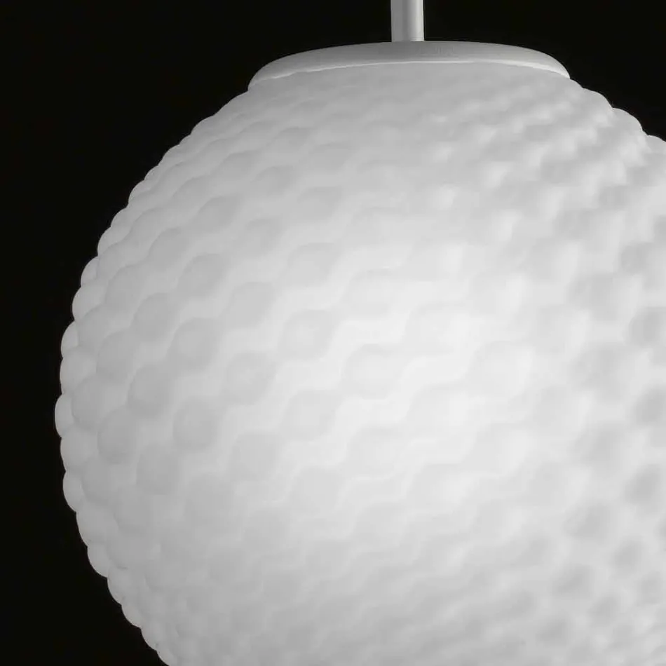 Llambadar qelqi i punuar me dorë Selene Domino bl27 H 27 / 140cm Viadurini