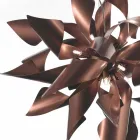 Llambë varëse selene xhenxhefil në metal bërë në Italy80 H200cm Viadurini