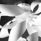 Llambë tavani metalik Selene Ginger prodhuar në Itali H50 H35cm Viadurini