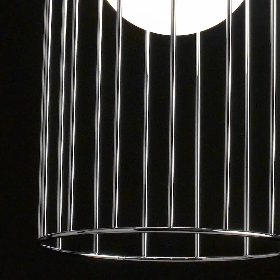 Selene Kluvì llambë varëse xhami në lulëzim Ø19 H 27 / 150cm Viadurini