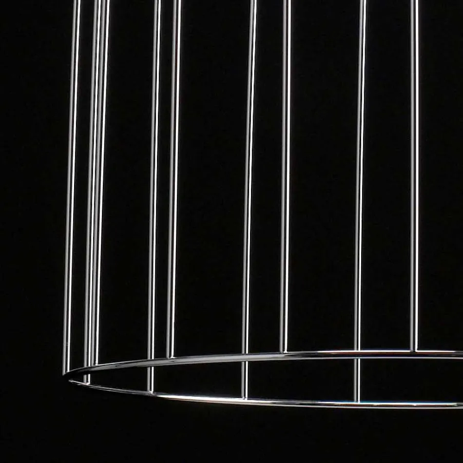 Selene Kluvì llambë varëse xhami në lulëzim Ø33 H 41/150 cm Viadurini