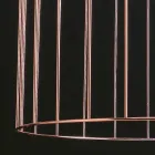 Selene Kluvì llambë varëse xhami në lulëzim Ø54 H 70 / 200cm Viadurini