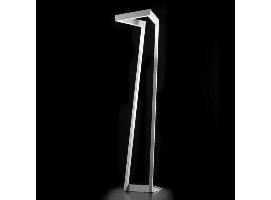 Selene My Way llambë LED e bardhë me dysheme 40x40 H180cm, e bërë në Itali Viadurini
