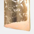 Llambë tavani Selene Papiro në kristal Ø 15 H30cm, e bërë në Itali Viadurini