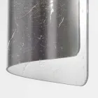 Llambë tavani Selene Papiro në kristal Ø 15 H30cm, e bërë në Itali Viadurini