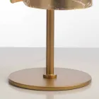 Llambë tryeze e projektimit Selene Papiro në kristal Ø 15 H38cm Viadurini