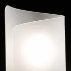 Llambë tryeze kristal Selene Papiro e bërë në Itali 15x14xH25cm Viadurini