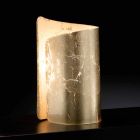 Llambë tryeze kristal Selene Papiro e bërë në Itali 15x14xH25cm Viadurini