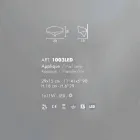 Selene Scudo aplikative në çelik të pikturuar me një dizajn modern Viadurini