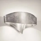 Llambë muri moderne Selene Scudo e bërë në Itali 29x15xH16 cm Viadurini